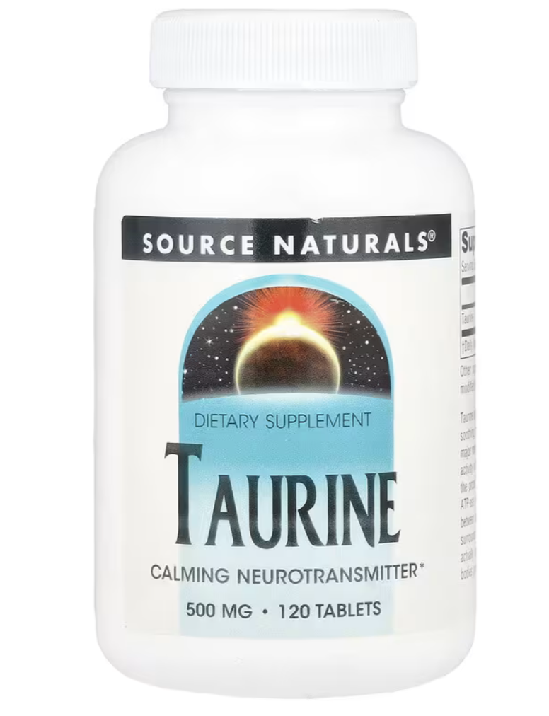 Source Naturals Taurine 500mg 60tabs